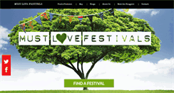 Desktop Screenshot of mustlovefestivals.com